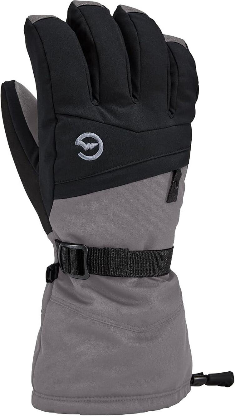 Gordini Men's Da Goose Gore-Tex Down Ski Gloves Black Gunmetal Large NWT